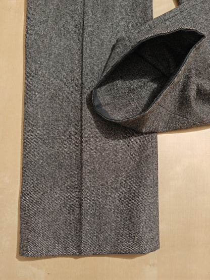 Pantalone sartoriale anni '70 in grisaglia pesante - tg. 52
