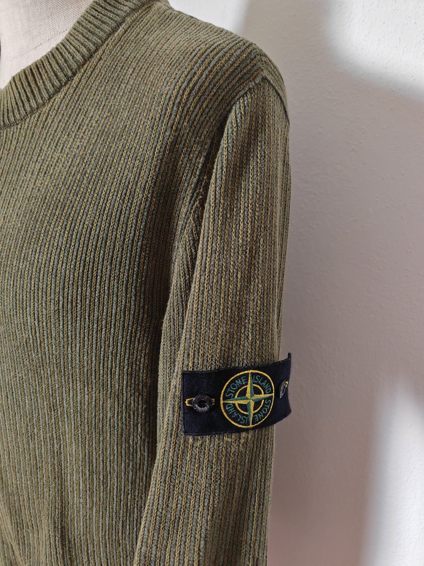 Maglione Stone Island a coste in velluto e lana - L/XL