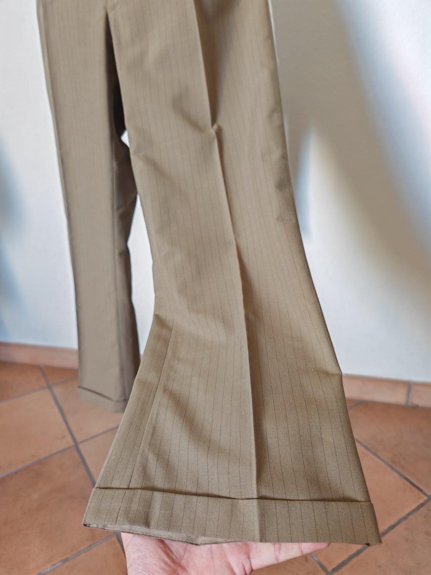 Completo 3 pezzi sartoriale anni '60/'70 in stile rétro - tg. 44