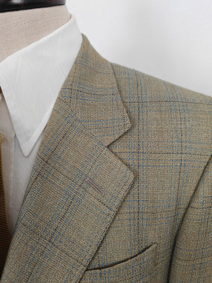 Giacca Ted Lapidus verde salvia in hopsack super twist - tg. 48/50