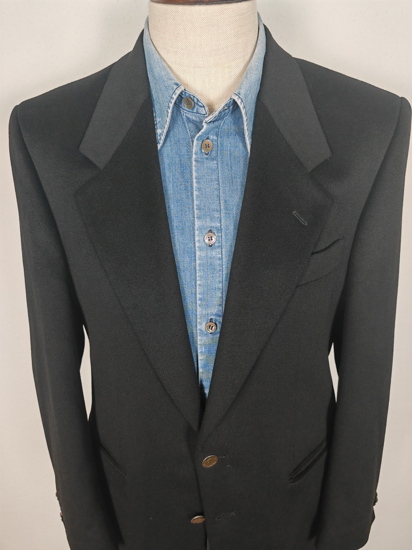 Blazer in panno lana e cashmere tessuto Loro Piana - tg. 48