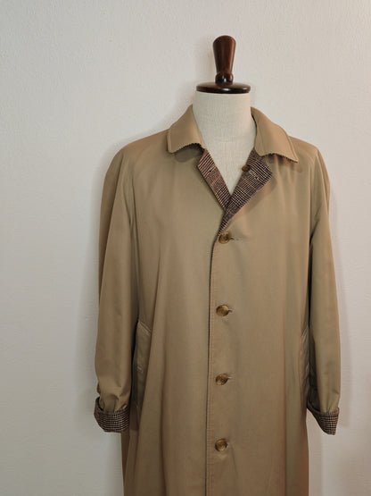 Cappotto + trench Burberrys reversibile anni '80/'90 - tg. 50