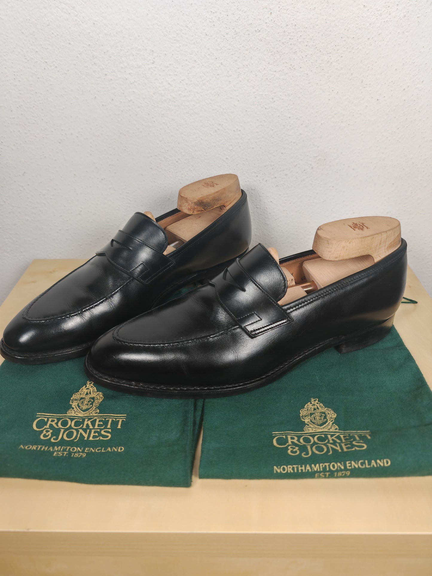 Crockett & Jones Sydney penny loafer fondo gomma - 10 UK