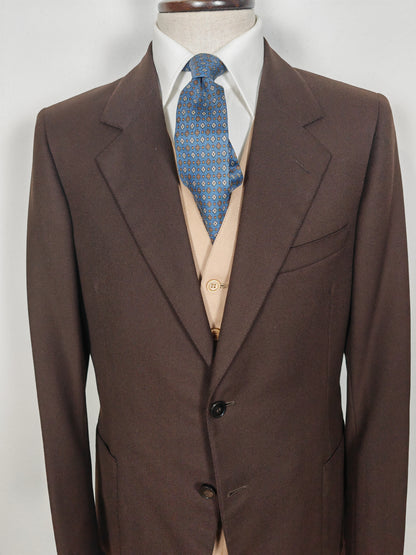 Completo sartoriale anni '70 tre pezzi bicolore - tg. 46/48