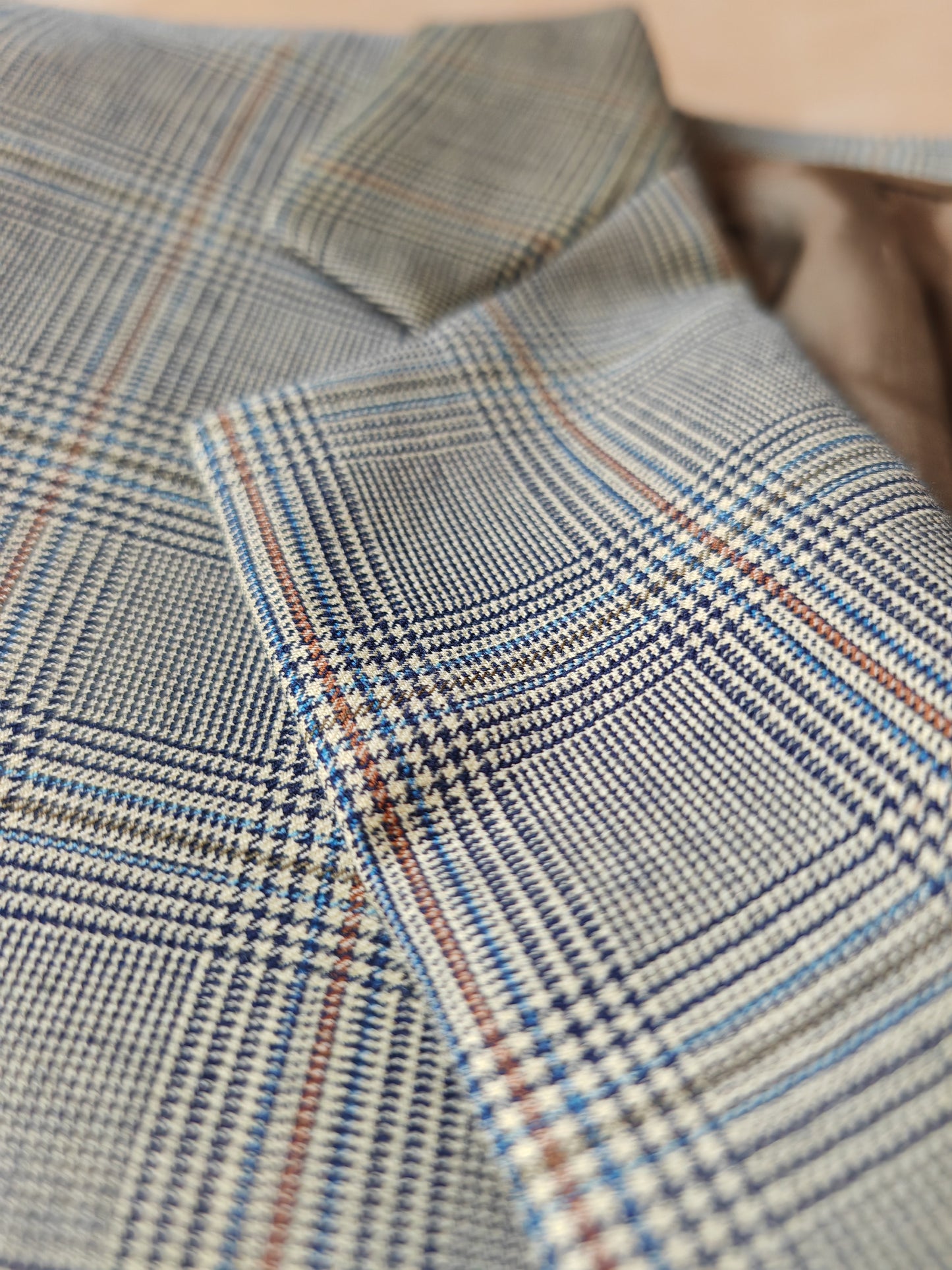 Giacca Cantarelli principe di Galles color salvia mezza fodera - tg. 48