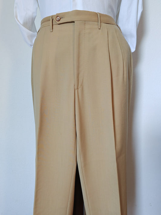 Pantalone in frescolana color crema - tg. 54