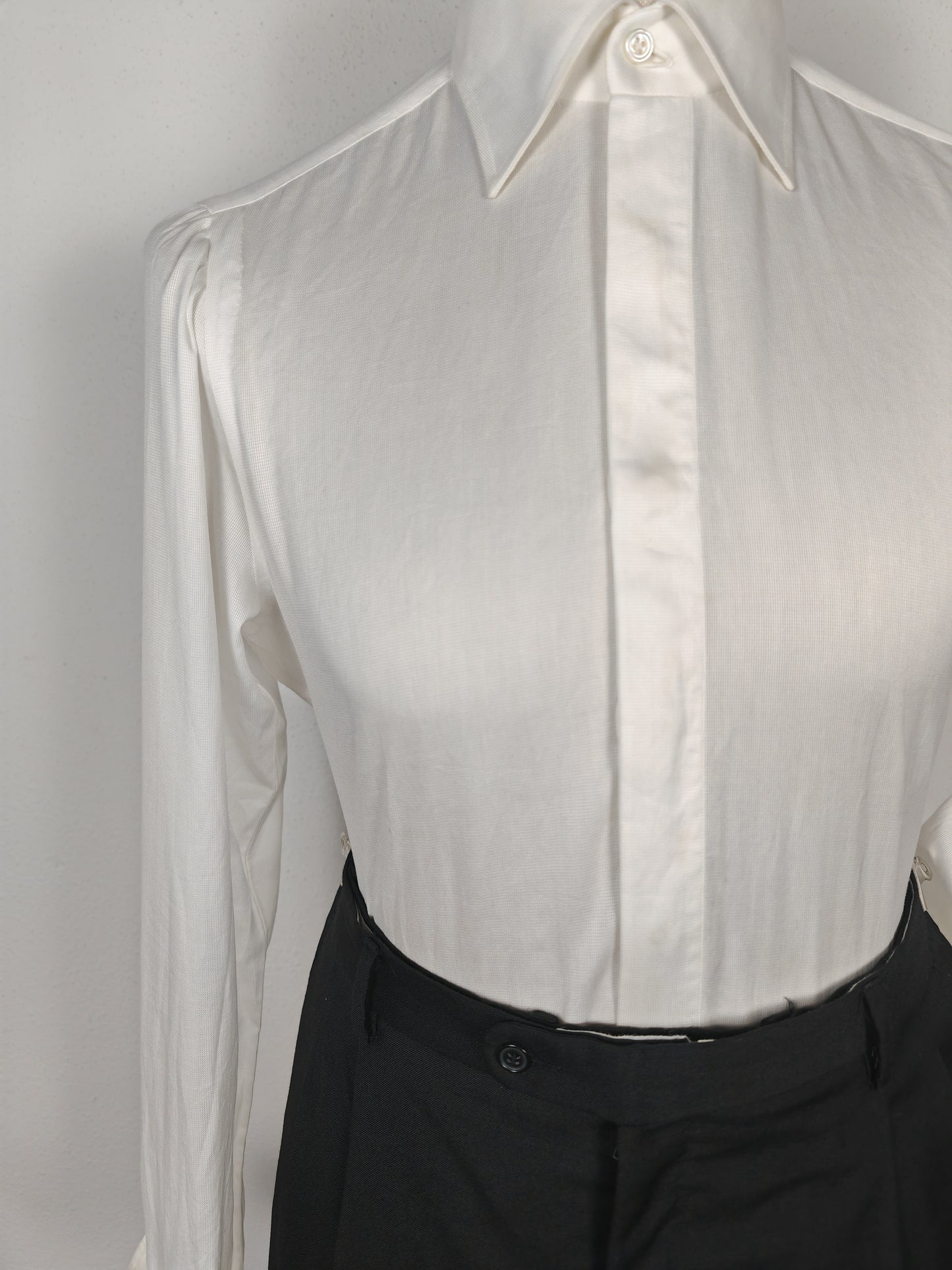 Camicia Finamore Napoli con polsino francese - tg. S collo 38