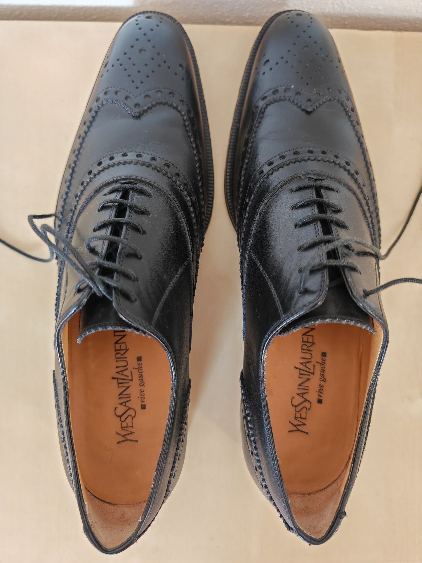 Yves Saint Laurent, Oxford brogue formal shoes - size 41 EU