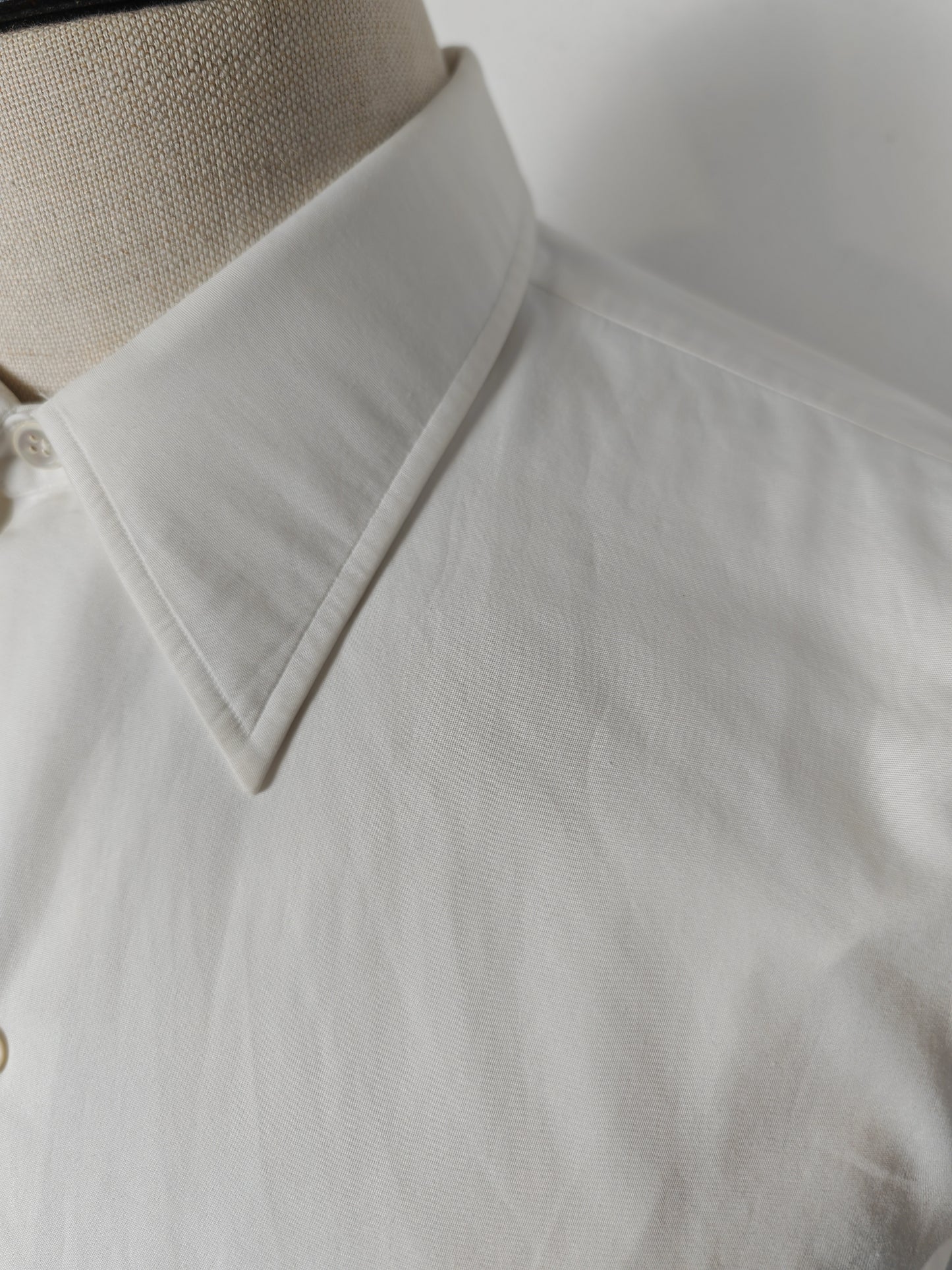 Camicia da smoking anni '70 con collo italiano - tg. M collo 40