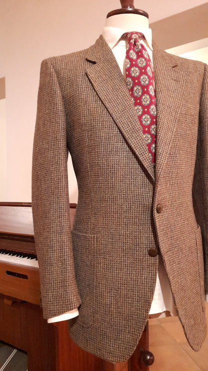 Giacca due bottoni in tweed inglese