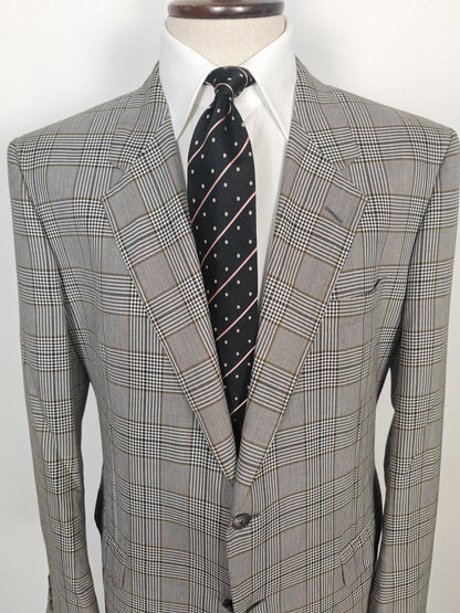 Giacca Corneliani estiva 100% cotone principe di Galles - tg. 54