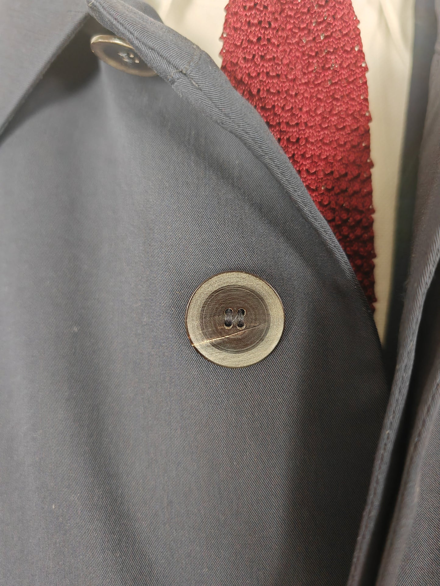 Soprabito Canali in misto seta blu - tg. 50