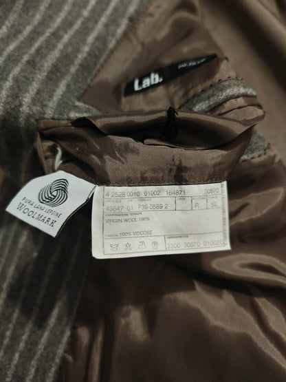 Giacca Pal Zileri in flanella grigio chiaro gessato - tg. 50