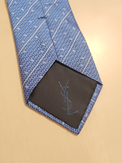 Yves Saint Laurent jacquard logoed tie