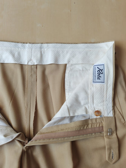 Fresco wool trousers, cream colour - size 54