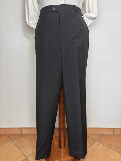 Completo Corneliani estivo in fresco lana blu a quadri - tg. 54