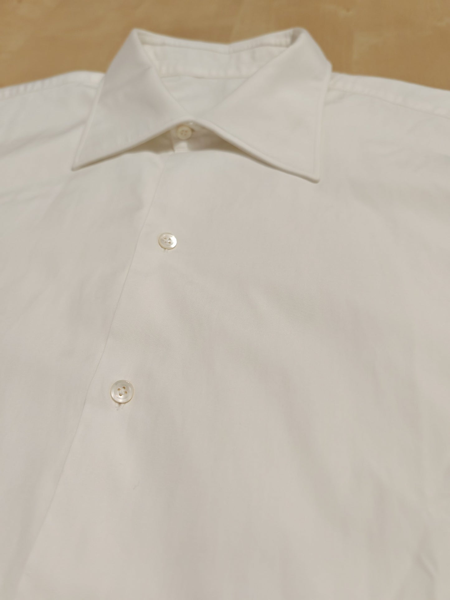 Camicia sartoriale da smoking con collo mezzo francese - tg. M collo 40