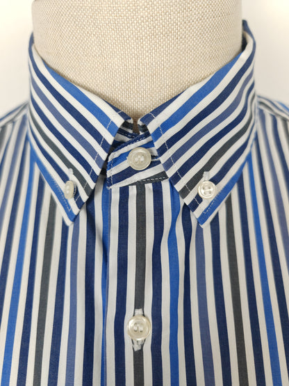 Camicia Paul & Shark a righe blu - collo 42 (L)