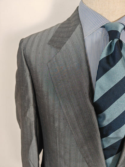 Giacca Pierre Cardin anni '80 in seta shantung - tg. 48