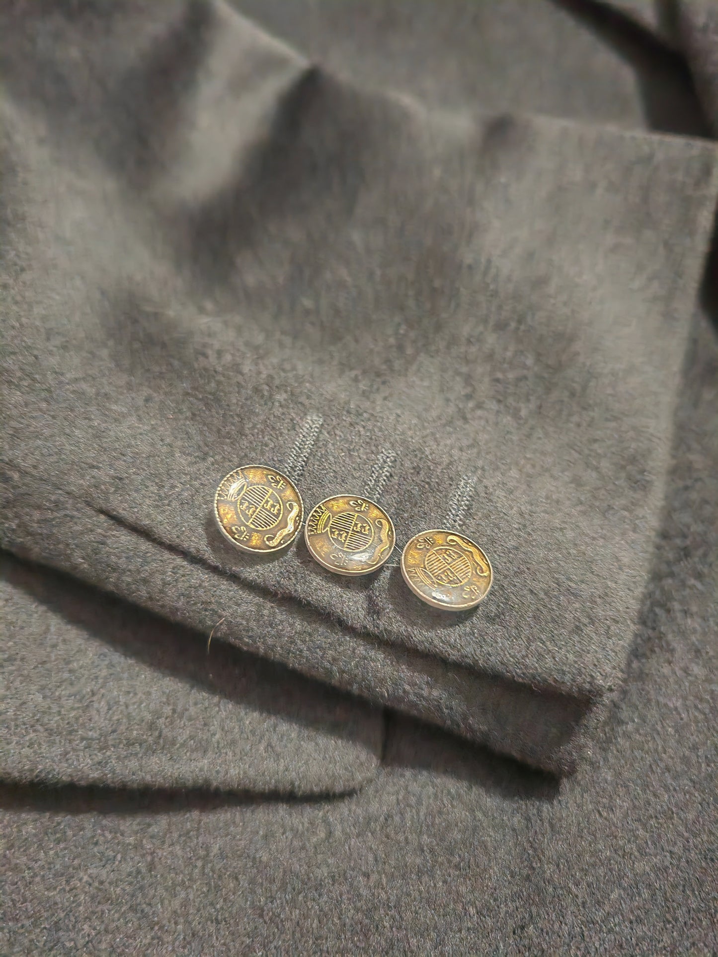 Blazer in panno lana e cashmere tessuto Loro Piana - tg. 48