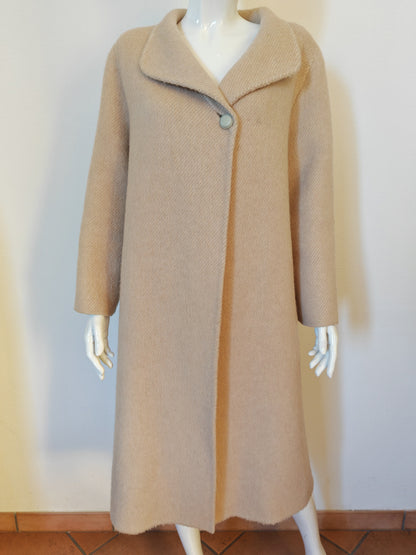 Cappotto a mantella in alpaca e lana - tg. 46