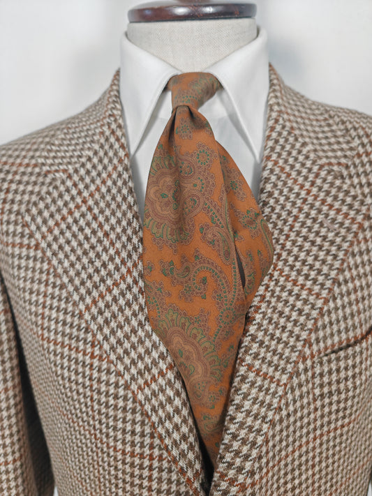 Cravatta Etro paisley color ruggine