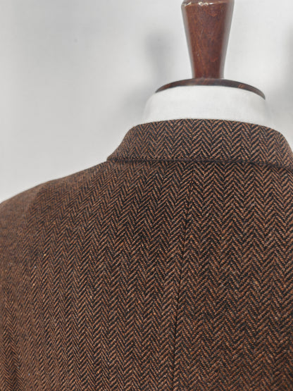 Giacca anni '90 Moessmer in tweed morbido spinato - tg. 52