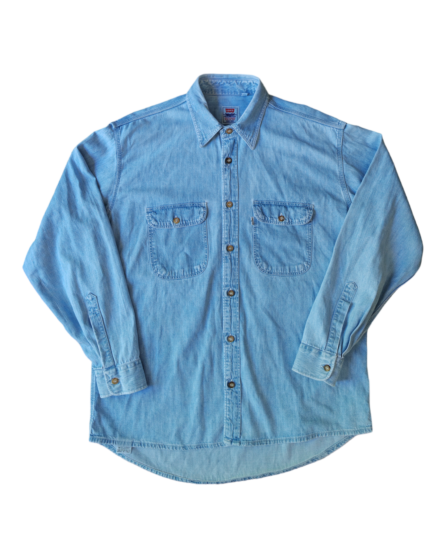 Camicia Levi's in denim, made in Italy 1997 - tg. L