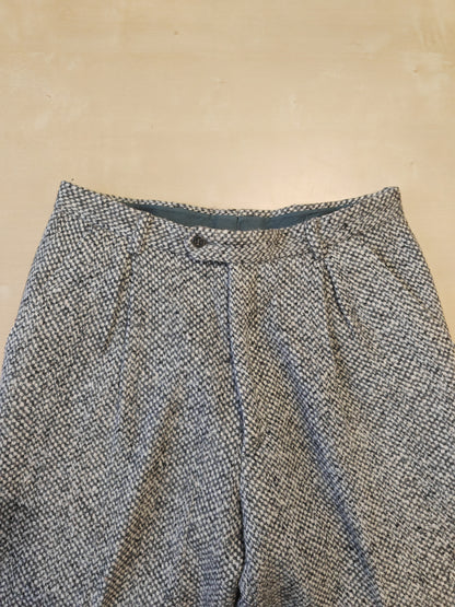 Pantaloni sartoriali in lana bouclé sale pepe - tg. 48/50