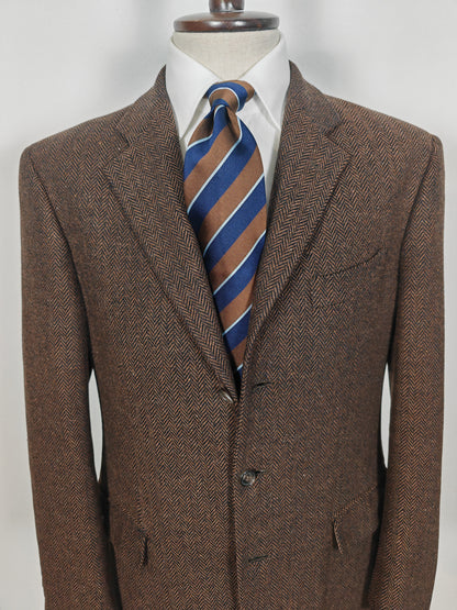 Giacca anni '90 Moessmer in tweed morbido spinato - tg. 52