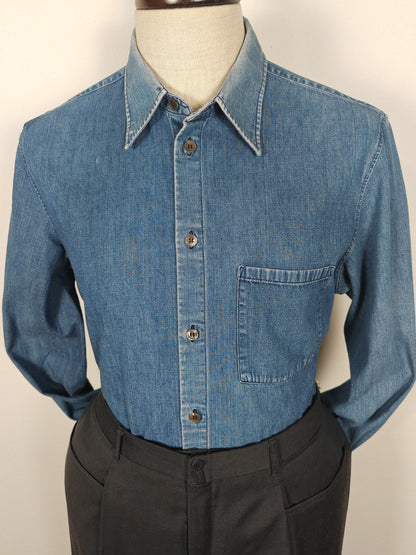 Camicia in denim Helmut Lang vintage anni '90 - L