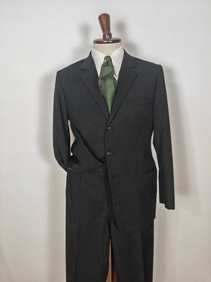 Completo sartoriale anni '60 in flanella pesante - tg. 44/46