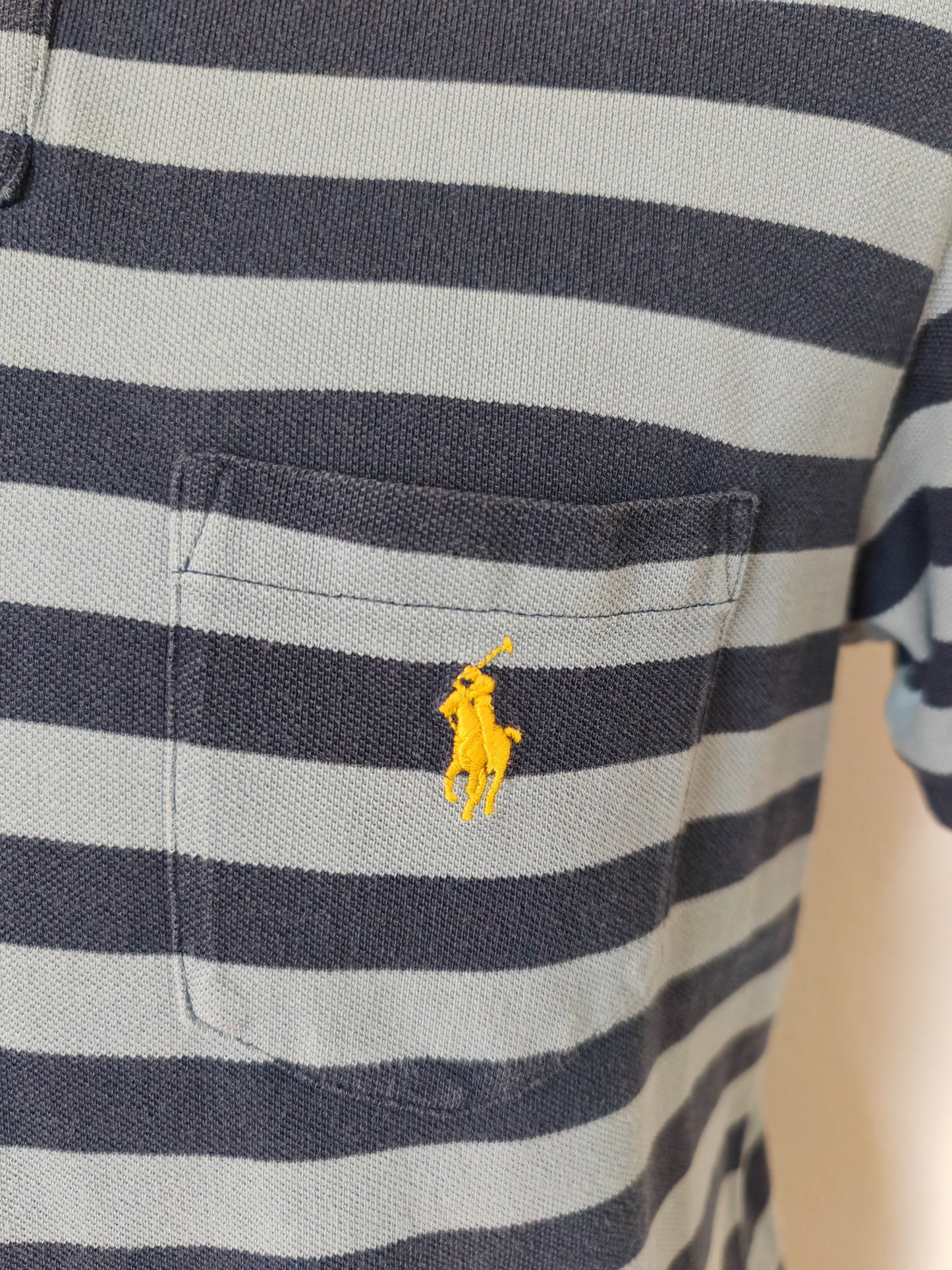 Polo Ralph Lauren a righe con taschino - M custom