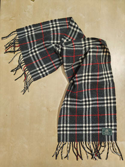 Sciarpa tartan in lana vergine