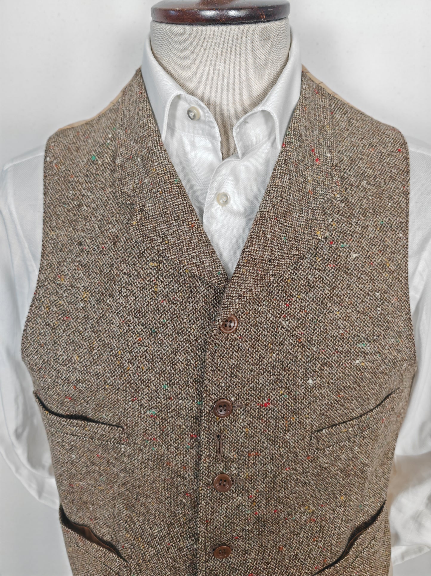 Panciotto Ralph Lauren Double RL in donegal tweed - M