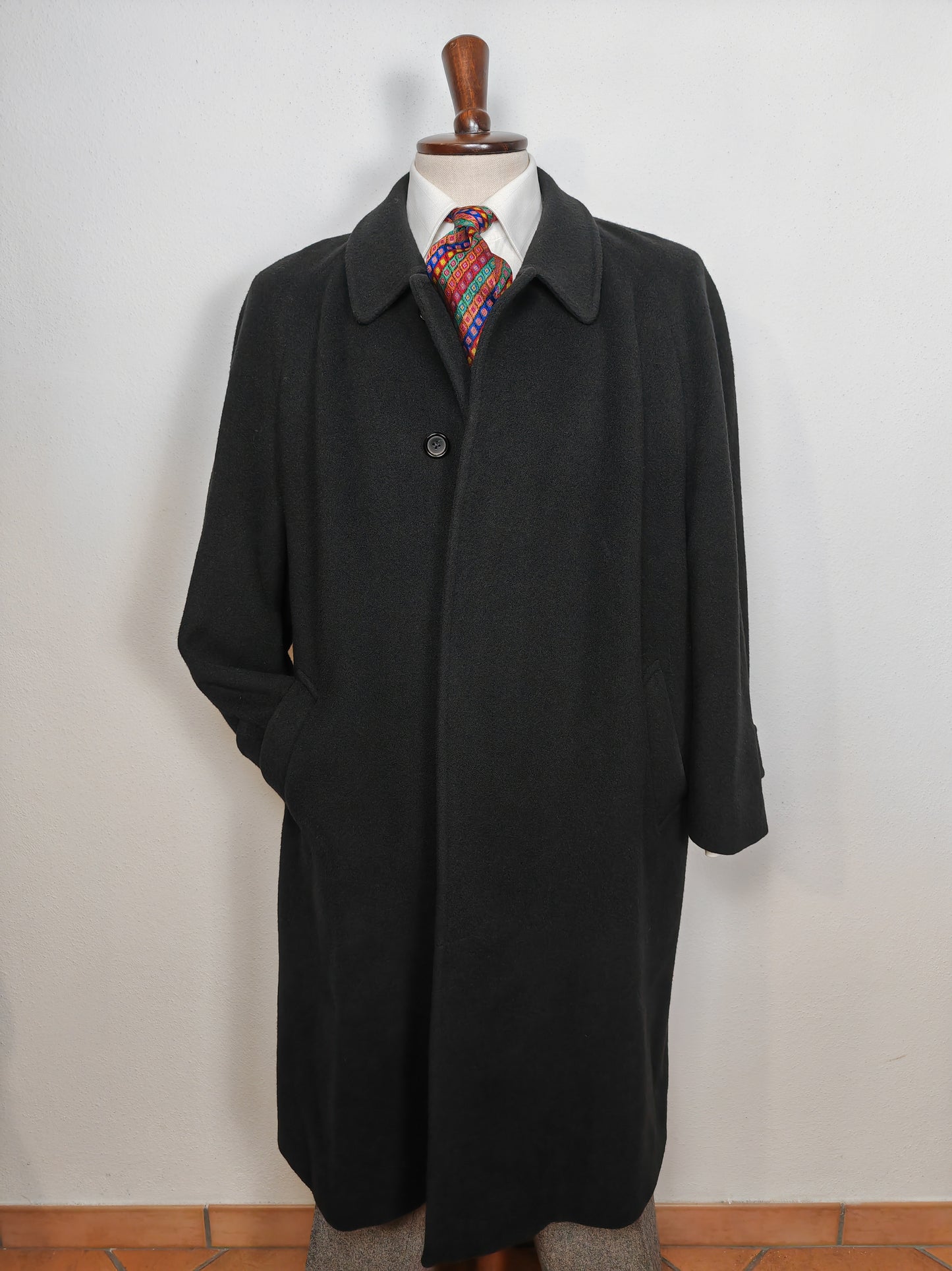 Cappotto raglan Aquascutum in puro cammello - tg. 52