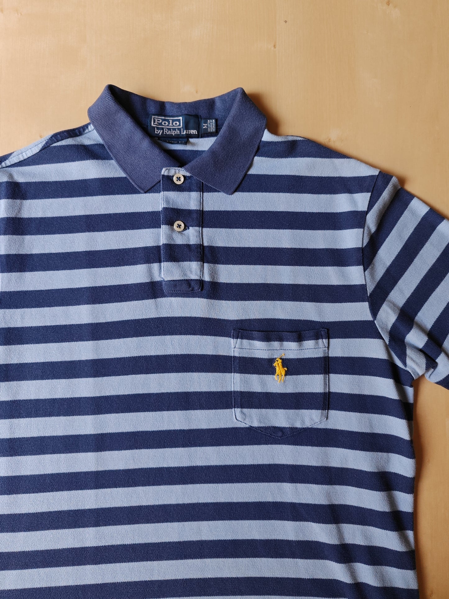 Polo Ralph Lauren a righe con taschino - M custom