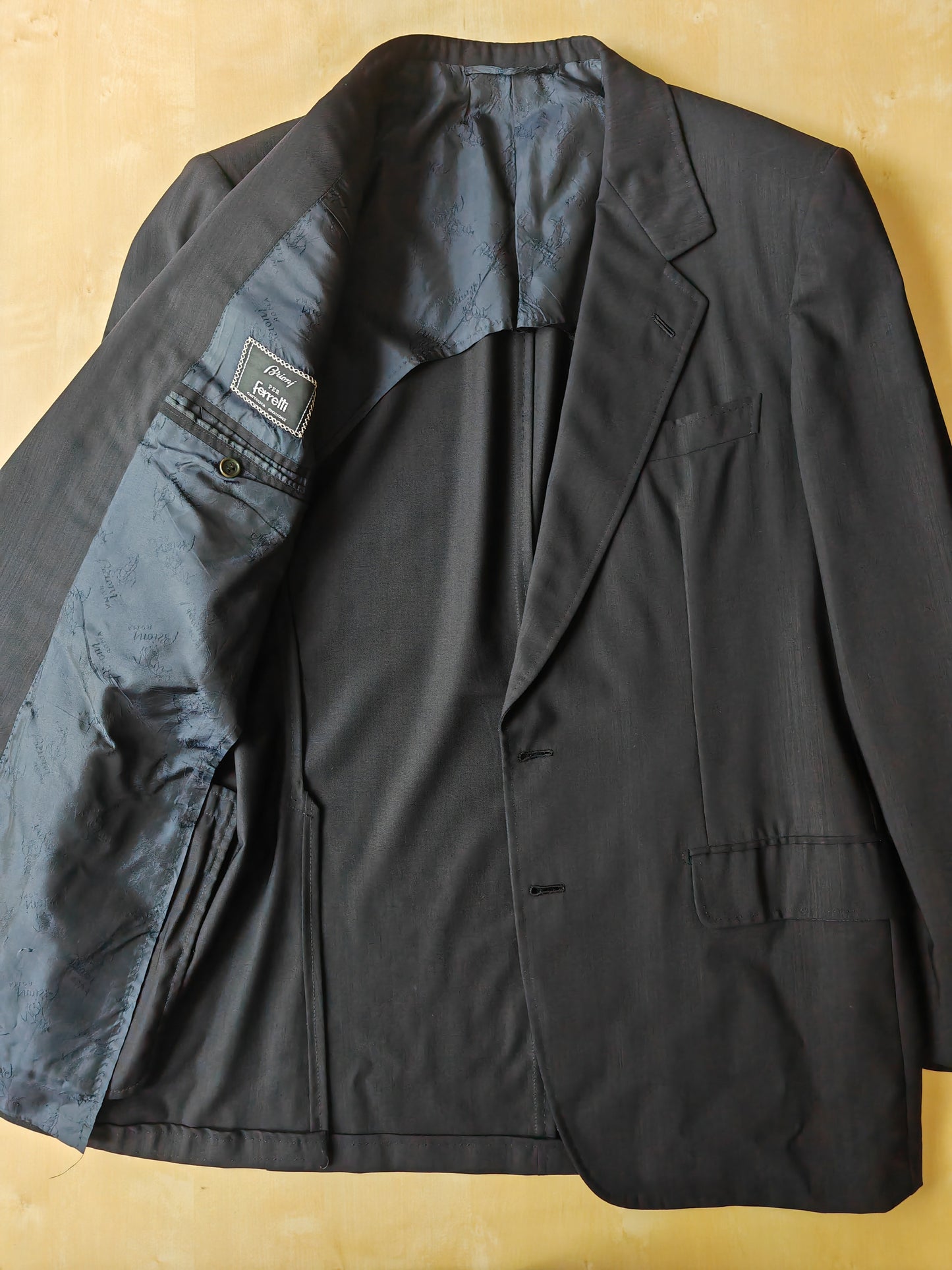 Completo Brioni estivo blu in fresco lana - tg. 50