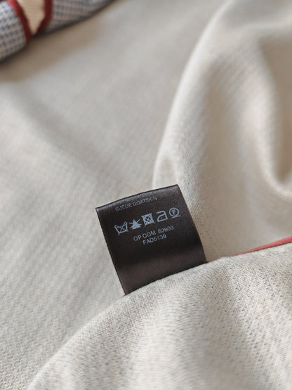 Giacca Loro Piana in jersey cotone e lino pied-de-poule - tg. 50