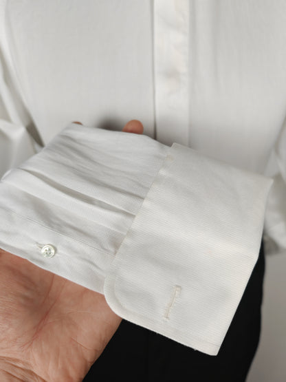 Camicia Finamore Napoli con polsino francese - tg. S collo 38