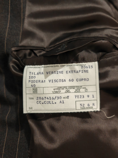 Completo Corneliani CC Collection hopsack gessato - tg. 52