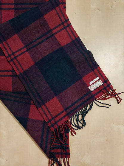 Sciarpa De Paz Bologna tartan in pura lana inglese