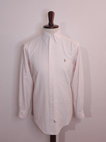 Camicia Ralph Lauren Oxford righe rosa - 15 1/2 (M/L)