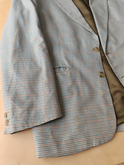 Giacca anni '80 quadretti check 100% cotone - tg. 52