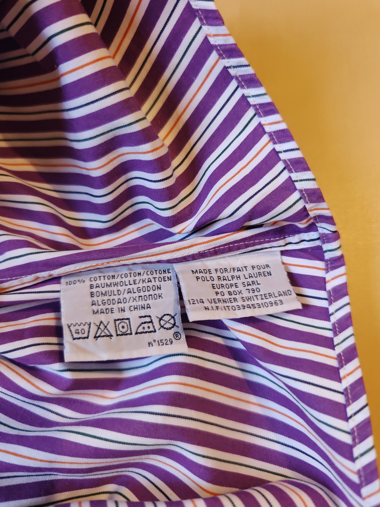 Ralph Lauren purple striped shirt - 43 (XL)