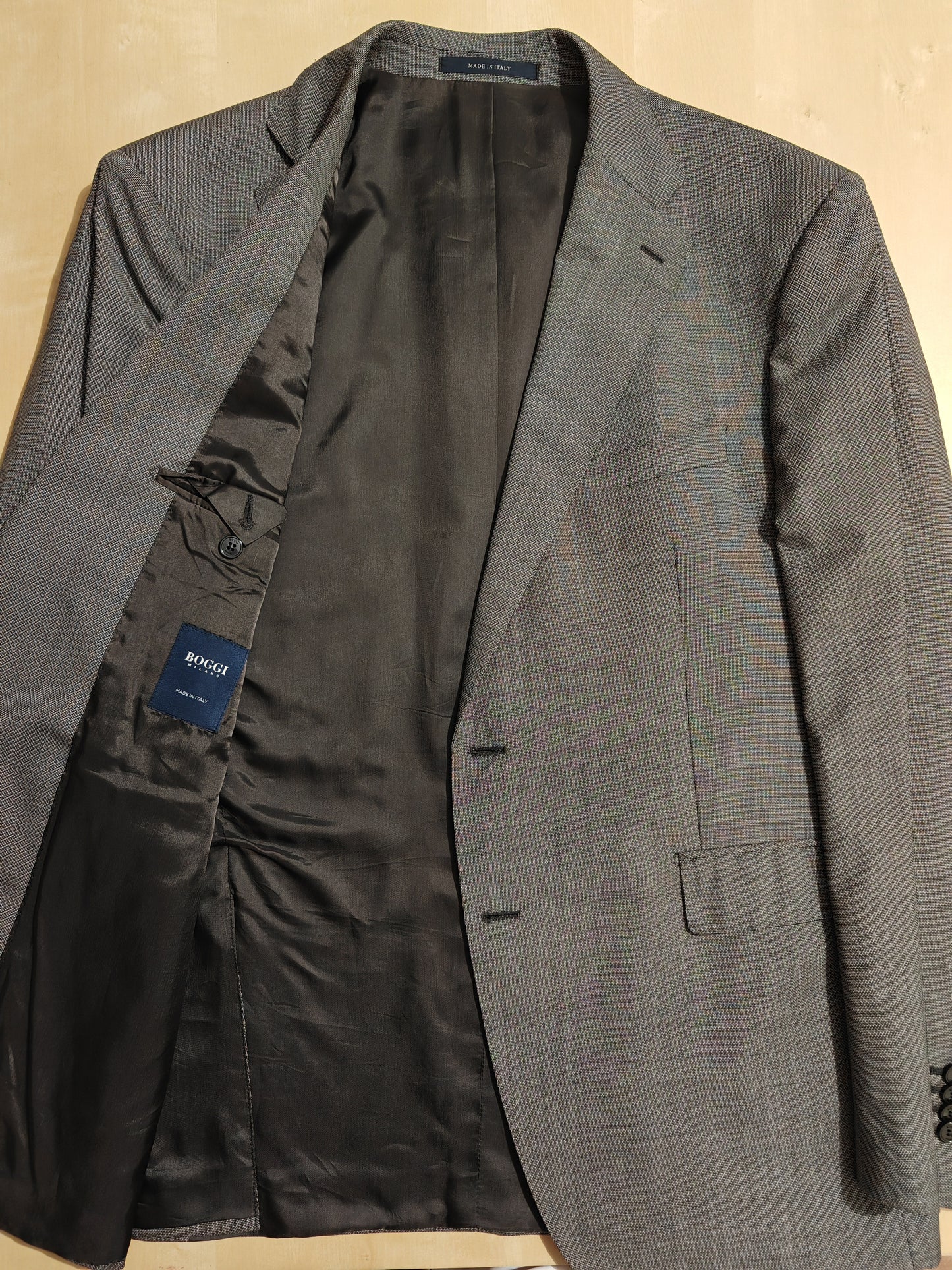 Boggi grisaille jacket, fabric Vitale Barberis Canonico - size 56