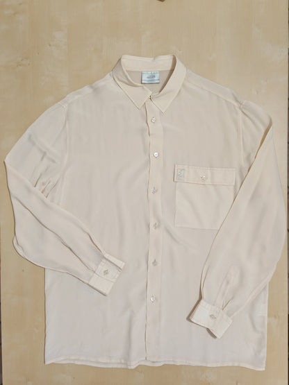 Camicia anni '80/'90 in pura seta - tg. 52 (L/XL)