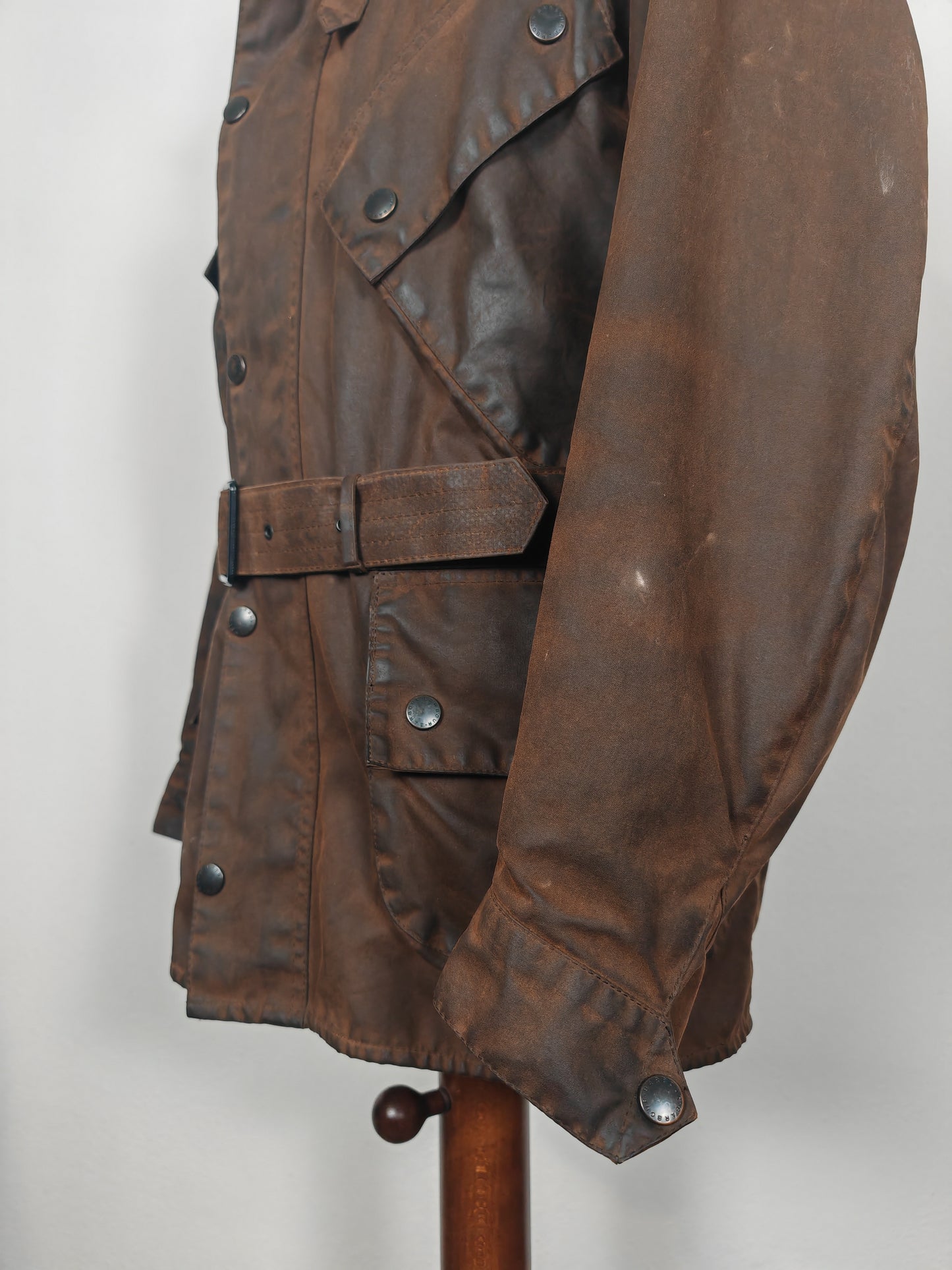 Barbour International primi anni 2000, marrone - C42/107cm