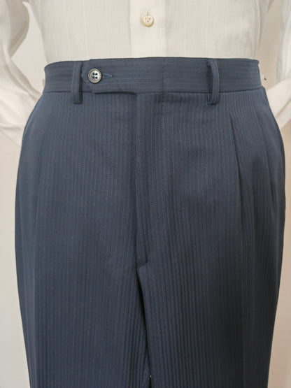 Completo doppiopetto blu Canali anni '80 - tg. 46/48