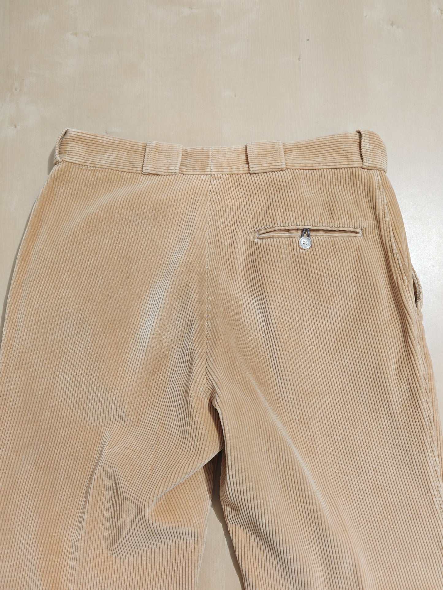 Pantalone Barbour anni '90 in velluto a coste beige - tg. 34 (=48)